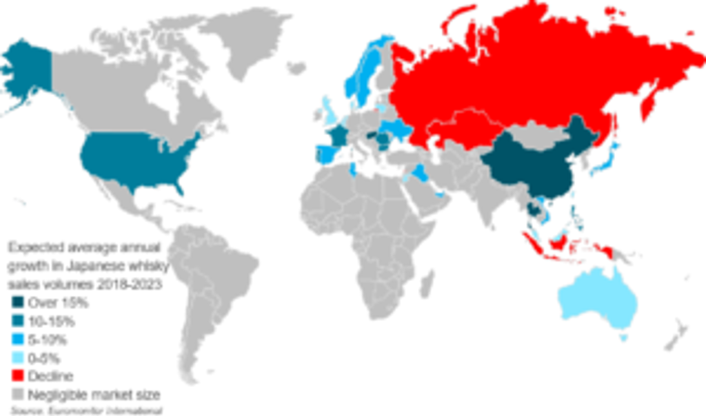 Japanese Whisky Growth Map 300X177